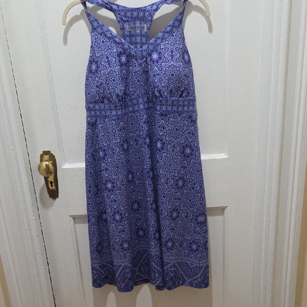 Purple Print Summer Dress